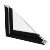 2-TONE BLACK ANGLE CUT